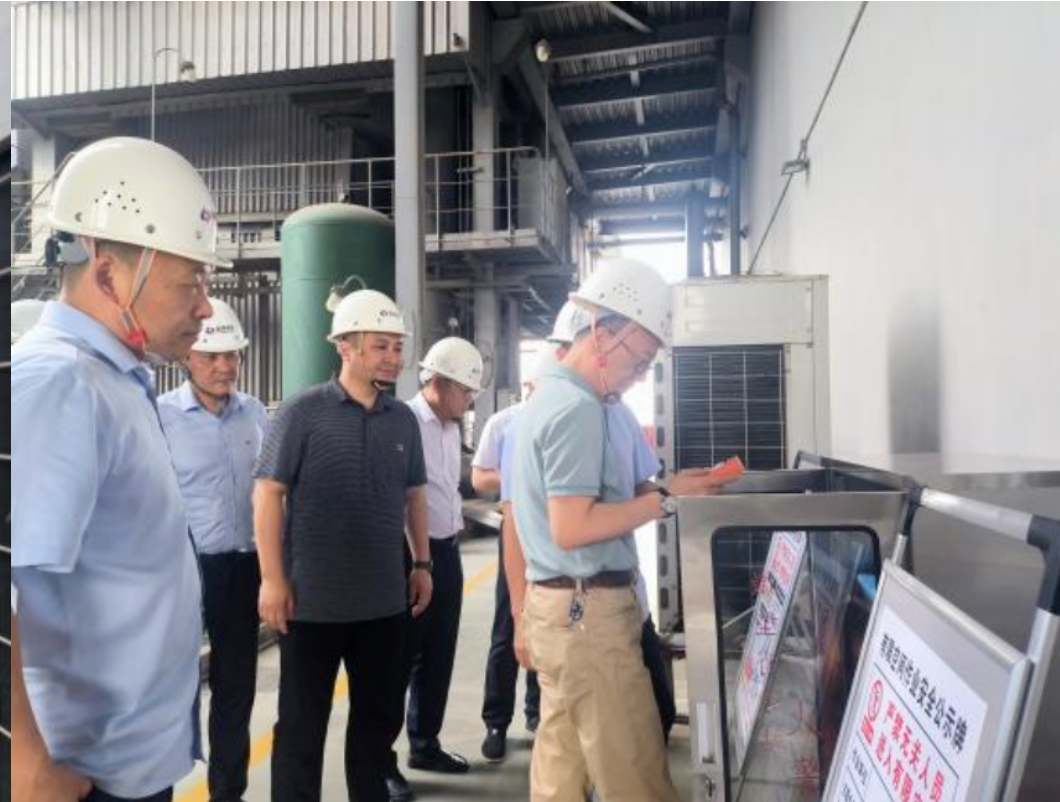 南昌市政公用集团熊新国一行到铂瑞（南昌）发展安全出产督导工作